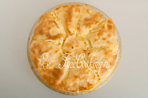 Ачма (грузинский пирог с сыром). Шаг 28