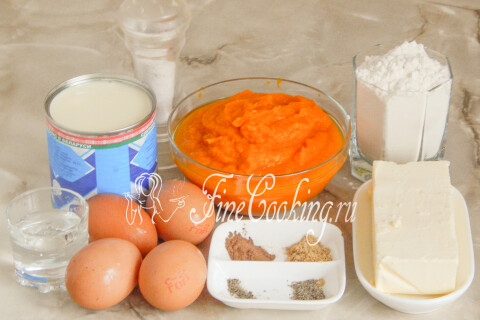 Американский тыквенный пирог (Pumpkin pie). Шаг 1