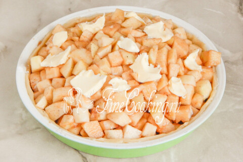 Американский яблочный пирог (American apple pie). Шаг 14
