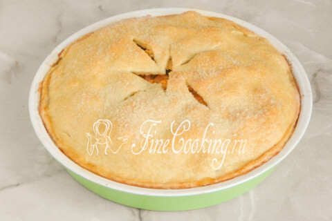 Американский яблочный пирог (American apple pie). Шаг 18