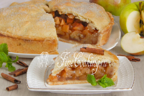 Готовое блюдо: Американский яблочный пирог (American apple pie)