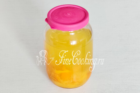 Апельсиновый ликер в домашних условиях. Шаг 5