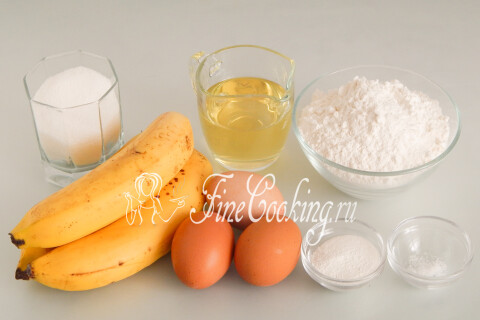 Банановый хлеб (Banana bread). Шаг 1