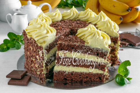 Банановый крем. Шаг 19