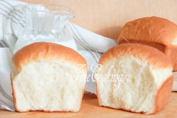 Белый хлеб со сливочным сыром