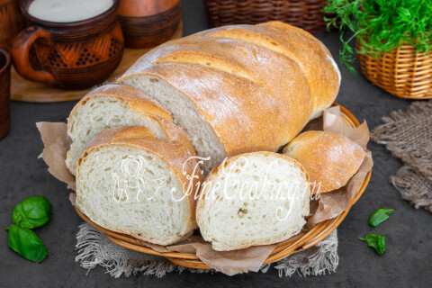 Белый хлеб в духовке в домашних условиях. Шаг 15