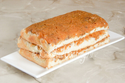 Бисквитный торт с яблоками. Шаг 15