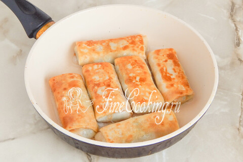 Блинчики с капустой и грибами. Шаг 19