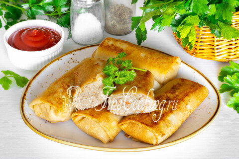 Готовое блюдо: Блинчики с мясом