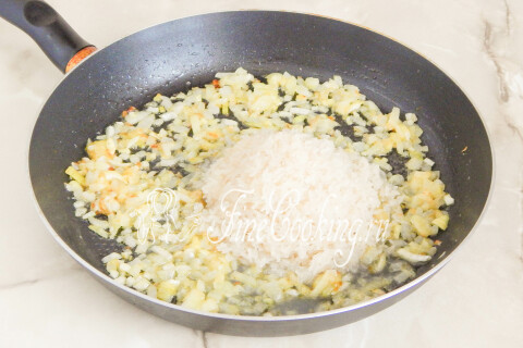 Блинчики с рисом и яйцом. Шаг 6