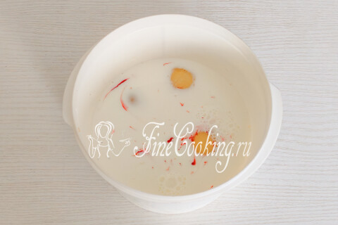 Блинный торт Роза со сливочным кремом. Шаг 2