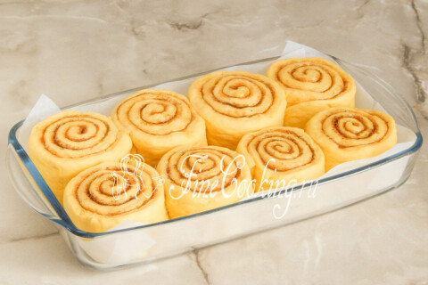Булочки Синнабон (Cinnabon) тыквенные. Шаг 17