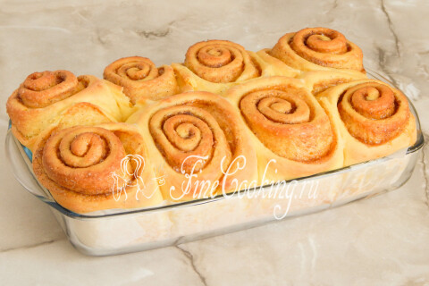 Булочки Синнабон (Cinnabon) тыквенные. Шаг 19