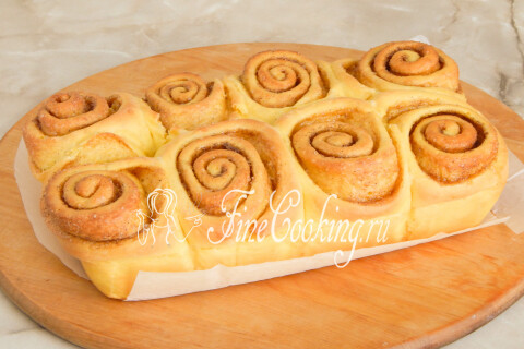 Булочки Синнабон (Cinnabon) тыквенные. Шаг 22