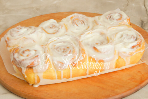 Булочки Синнабон (Cinnabon) тыквенные. Шаг 23