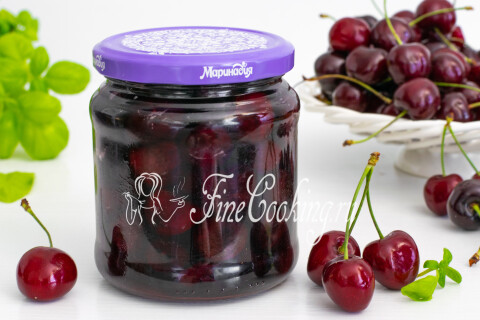 Готовое блюдо: Черешня в собственном соку на зиму