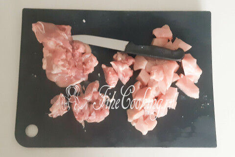 Домашние куриные молочные сосиски. Шаг 4
