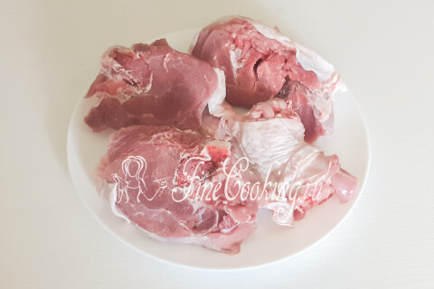 Домашний холодец из индейки без желатина. Шаг 2