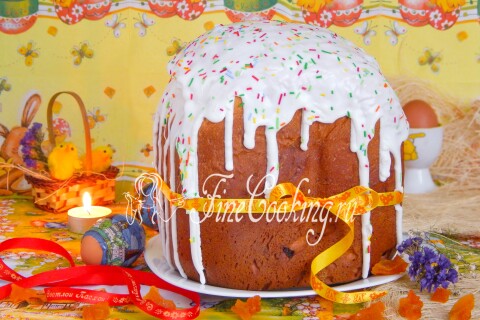 Глазурь для кулича. Шаг 11