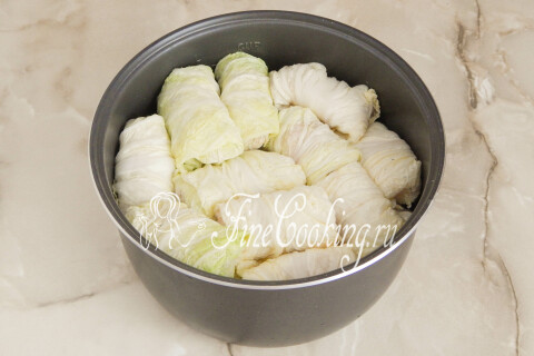 Голубцы с пекинской капустой. Шаг 15