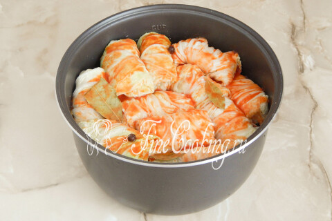Голубцы с пекинской капустой. Шаг 16