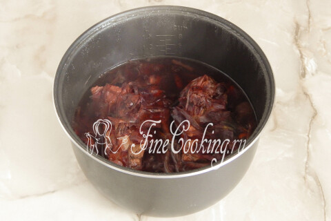 Грудинка в луковой шелухе. Шаг 7