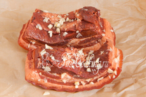 Грудинка в луковой шелухе. Шаг 10