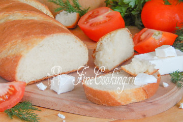 Хлеб с брынзой