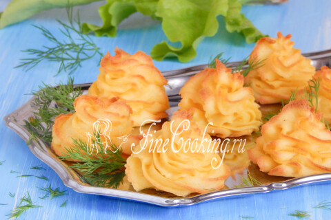 Готовое блюдо: Картофель Дюшес