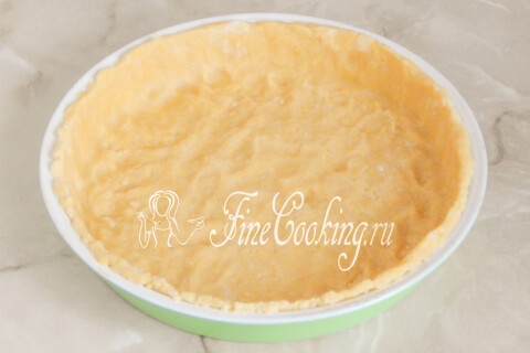 Киш с красной рыбой и брокколи. Шаг 6