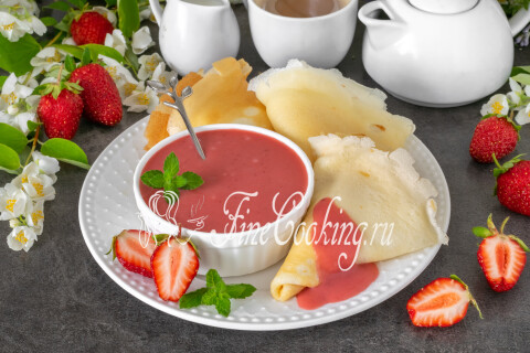 Готовое блюдо: Клубничный курд