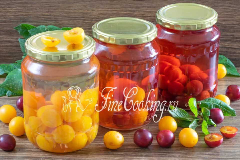 Компот из алычи на зиму