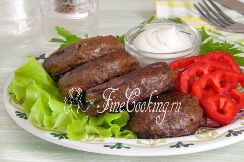 Готовое блюдо: Котлеты из куриной печени