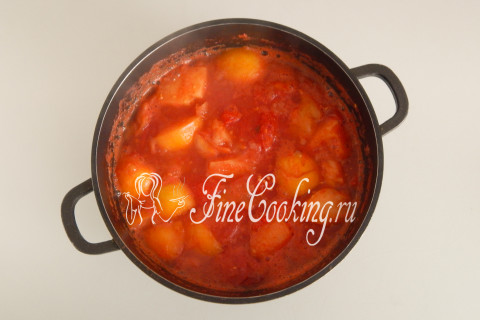 Краснодарский томатный соус на зиму. Шаг 6