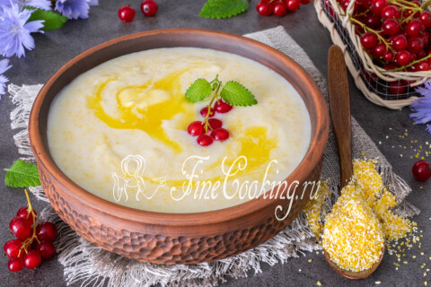 Готовое блюдо: Кукурузная каша