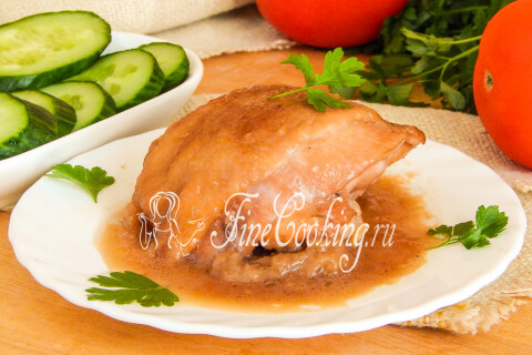 Готовое блюдо: Курица по-еврейски