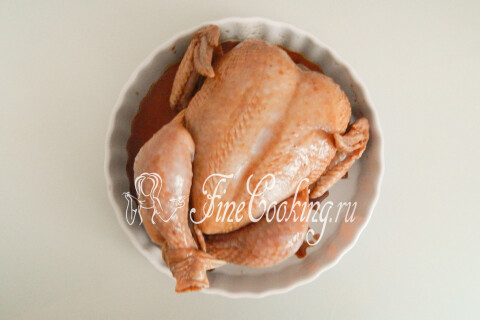 Курица в духовке целиком с хрустящей корочкой. Шаг 8