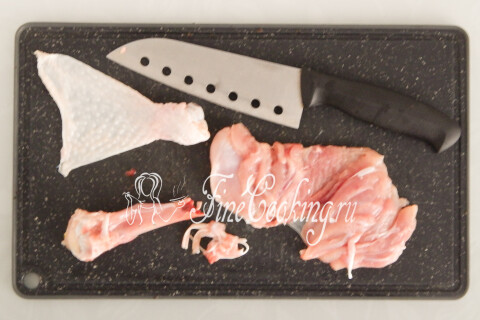 Куриные ножки, фаршированные грибами. Шаг 7