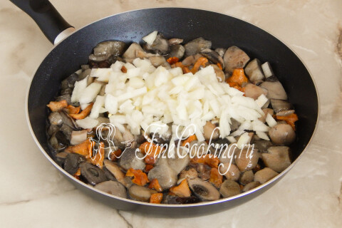 Куриные отбивные с грибами. Шаг 3