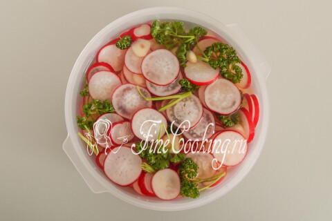 Маринованная редиска. Шаг 9
