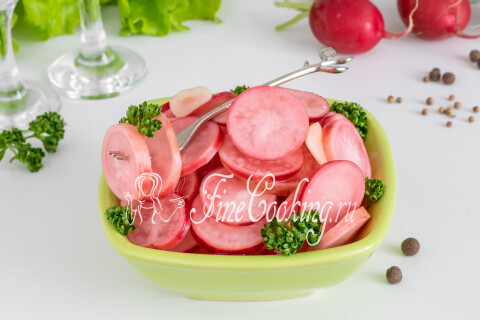 Готовое блюдо: Маринованная редиска