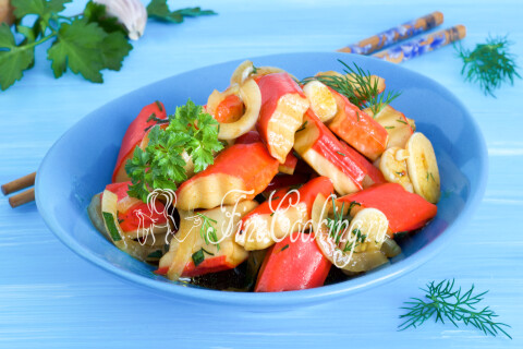 Готовое блюдо: Маринованные крабовые палочки