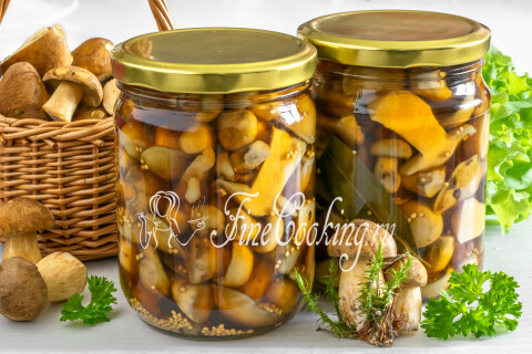 Готовое блюдо: Маринованные моховики на зиму