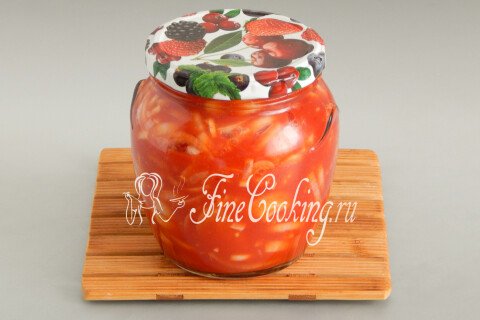 Маринованный лук в томатной заливке на зиму. Шаг 9