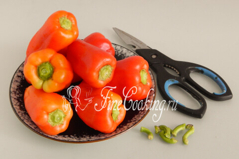 Маринованный жареный перец на зиму. Шаг 3