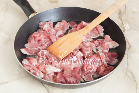Мясная подлива из свинины. Шаг 4