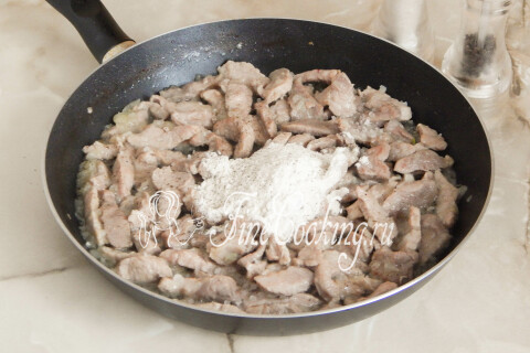 Мясная подлива из свинины. Шаг 6