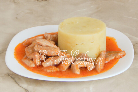 Мясная подлива из свинины. Шаг 11