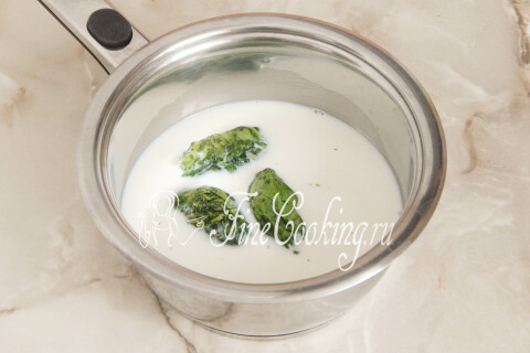 Мятное мороженое с шоколадной крошкой. Шаг 4