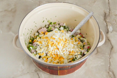 Окрошка на минералке. Шаг 7